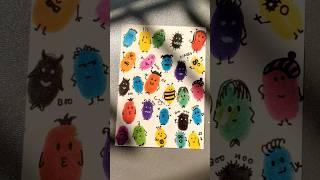 Try this fingerprint art ️ #shorts #shortvideo #viral #easyart #creative