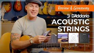 Coated or Plain Acoustic Strings? D'Addario XT, XS and Phosphor Bronze!