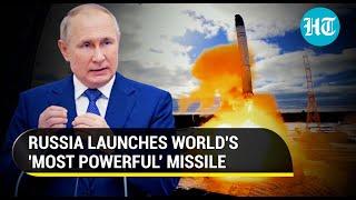 Russia tests 'Sarmat' missile dubbed 'Satan 2'; Putin warns West to 'think twice'