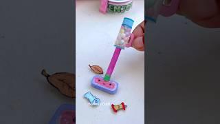 mini veccum for doll house #diy #shorts #craft #youtubeshorts #miniature