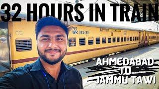 32 hours ki sleeper class train journey in Ahmedabad Jammu tawi express | Indian railways