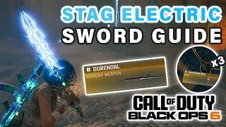 How to get the STAG Electric Sword | Wonder Weapon Guide ► Black Ops 6 Zombies Citadelle Des Morts