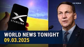 Starlink Controversy: Musk & Rubio vs. Sikorski | World News Tonight