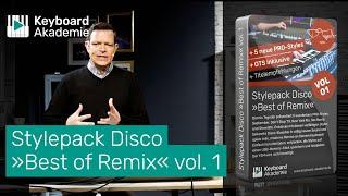 Stylepack Disco »Best of Remix« vol. 1 | 5 neue PRO-Styles für Yamaha Keyboards