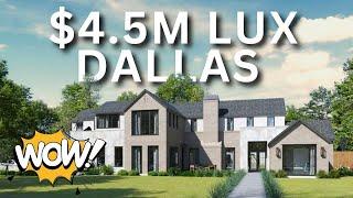 LUXURY HOME Tour In Dallas Texas: Stunning $4.5M Property Near WHITE ROCK LAKE | Luxury Dallas TX
