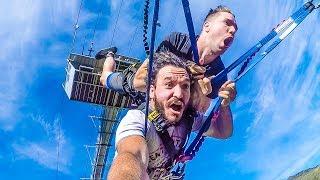 WORLD'S BIGGEST ROPE SWING! (Nevis Swing)