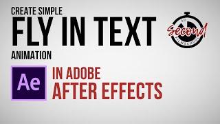 Create a Simple Fly In Text Animation in After Effects