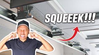 STOP Squeaks And Rattles On Your Garage Door FOR GOOD! How To DIY