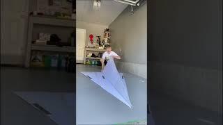 THE BIGGEST PAPER AIRPLANE EVER!? 