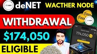 watcher node withdrawal | denet storage app withdrawal  | denet storage withdrawal | denet referral