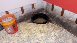 Flooded Basement Sump Pump Install