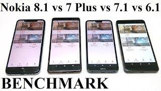 Nokia 8.1 vs 7 Plus vs 7.1 vs 6.1 - BENCHMARK COMPARISON