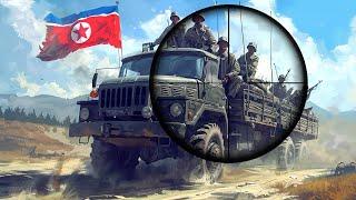 Just Now! FIRST NORTH KOREAN ARMY CONVOY AMBUSHED in Ukraine! - Arma 3