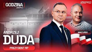 GODZINA ZERO #79: ROBERT MAZUREK I PREZYDENT ANDRZEJ DUDA