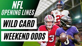 NFL OPENING LINES REPORT | Wild Card Weekend NFL Odds | Point Spreads, Moneylines, Betting Totals