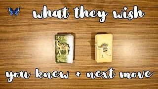 ️‍️‍🩹 WHAT THEY WISH YOU KNEW? + NEXT MOVE  *pick a card* Timeless Tarot Reading 