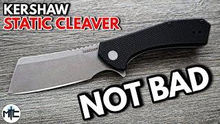 Kershaw Static Cleaver D2/G10 Folding Knife - Overview and Review