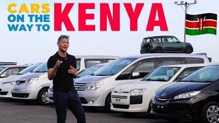 Cars on the way to KENYA | (already departed from JAPAN)