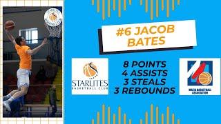 #6 Jacob Bates. Year 2 Pro. Starlites Basketball Club Game Highlights