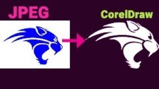 EASY CONVERT JPEG TO VECTOR FILE IN CorelDraw