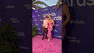 Arriving to the Vinivia Awards with Brittany