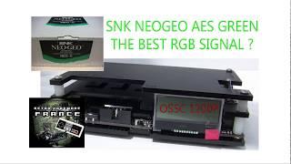 Neo Geo Green Stripes Video Test Best RGB SIGNAL