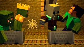 Elite Villager Vs Pillager Life   Minecraft Animation 4