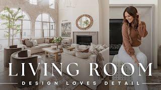 LIVING ROOM MAKEOVER - Designer Tips for Affordable Luxury with Mollie Openshaw