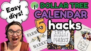 5 Genius Dollar Tree Calendar DIYs You Need to Try! 