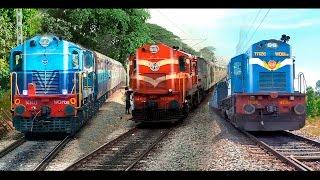 Single Line Trains & Crossings : Indian Railways