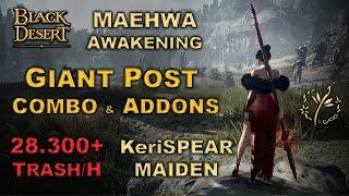 BDO | Maehwa Awakening - Primal Giant Post | 28.300+ Trash Per Hour Lv.2 Only |