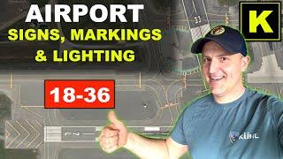 Airport Signs, Markings, and Lighting Explained (Simple and Fun) PPL Ground Lesson 61