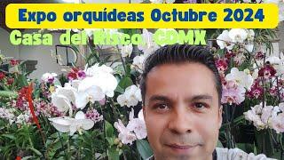 Expo orquídeas Octubre 2024 en casa del Risco en CDMX