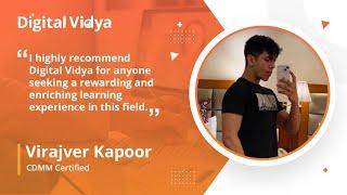 How Digital Vidya help Virajver to start his career in Digital Marketing?