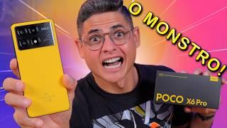 POCO X6 PRO, o novo MONSTRO da XIAOMI! Esse CELULAR é MUITO BRUTO! Unboxing e Impressões