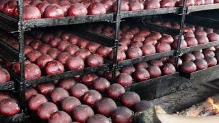 Guizhou boys sell snacks  pig blood and fat mixed with tofu  smoked 10 005 once  not bad for half a