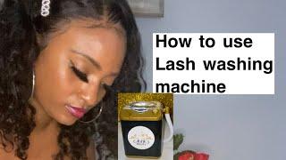 How to use lash washing machine!!