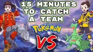 15 Minutes To Catch Random Pokemon... Then We FIGHT!