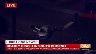 Deadly crash under investigation in south Phoenix