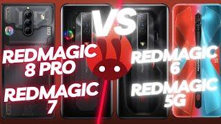 Nubia RedMagic 8 pro Vs RedMagic 7 Vs RedMagic 6 Vs RedMagic 5 AnTuTu Benchmark updated 2023