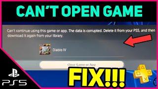 PS5 CAN'T PLAY PS5 GAMES EASY FIX! (Fast Solution)