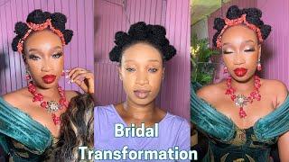 NIGERIAN BRIDAL MAKEUP TUTORIAL