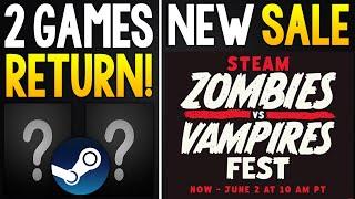 2 DELISTED Games RETURN ON STEAM + FREE STEAM PC Game and NEW STEAM SALE!