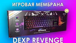 Обзор на Мембранную игровую клавиатуру DEXP REVENGE, дешевые девайсы для игр