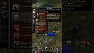 How to get WAY OF EARTH Shaman Rune in Season of Discovery (WoW Classic SOD) #shorts