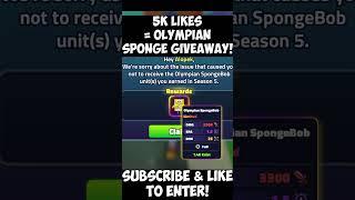 OLYMPIAN SPONGE BUG FIXED & GIVEAWAY!