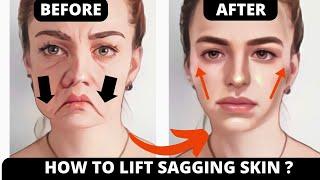 FACIAL MASSAGE TECHNIQUES TO STAY YOUNG !| EXERCISES FOR SAGGING SKIN, JOWLS, LAUGH LINES, FOREHEAD