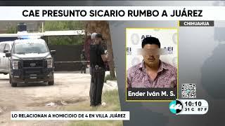 Cae presunto sicario rumbo a Juárez