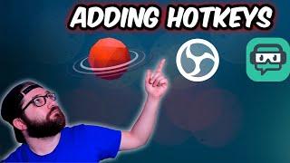 How to Add Hotkeys to OBS Studio EASY | Streamlabs OBS | OBS Live |