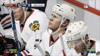 NHL 17 - Chicago Blackhawks vs Vancouver Canucks | Gameplay (HD) [1080p60FPS]